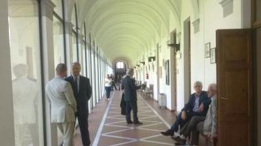 Il corridoio del tribunale Galli Tassi