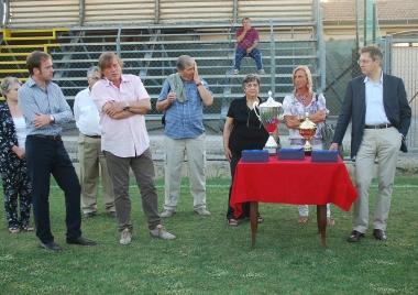 <b>CALCIO</b> Il tavolo delle premiazioni del memorial Ermanno Conti     