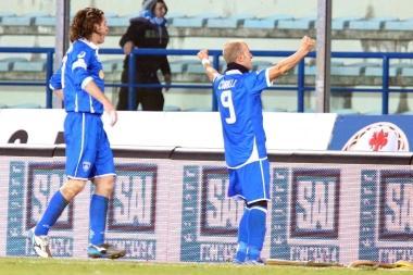Il bomber azzurro Claudio Coralli 