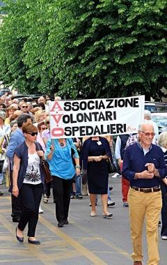 Corteo a difesa dei servizi allospedale di Pescia 