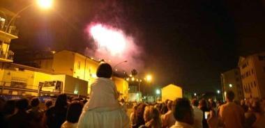 Stefano Agnesini e a fianco una immagine della Notte bianca dellaltra settimana 