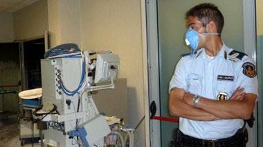 Incendio in ospedale, tutta colpa di un frigorifero