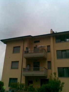 Il palazzo in cui viveva lestetista 