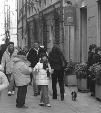 Uno scorcio del centro di Sarzana     