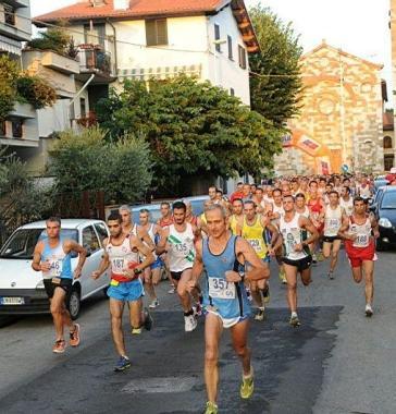 La partenza dei corridori a Tavola 