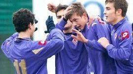 Due immagini di Federico Bernardeschi con la maglia della Fiorentina