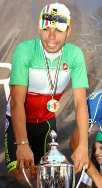 Giovanni Visconti, campione italiano dei professiunisti per la terza volta Gli altri atleti tesserati per team della zona che si sono imposti ai campionati italiani sono Matteo Mammini nella categoria Under 23 e Rossella Ratto negli Juniores 