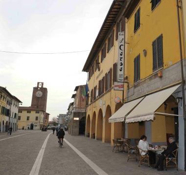 Il centro storico di Cascina 