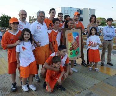 <b>INTERMEDIO.</b> Trionfa Tognarino: qui il gruppo durante la premiazione 