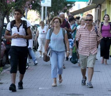 Turisti in via Mazzini 