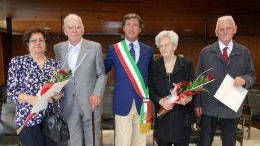 Il sindaco Zubbani festeggia con le coppie di ferro