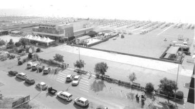Uno scorcio del lungomare di Viareggio