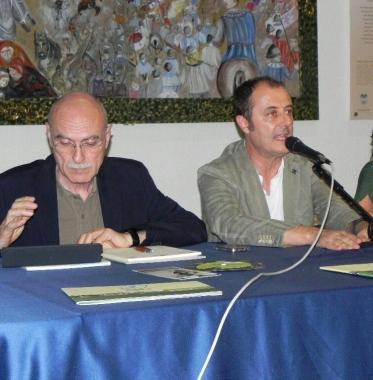 La riunione per la raccolta porta a porta Da sinistra Marconcini e Cicarelli 