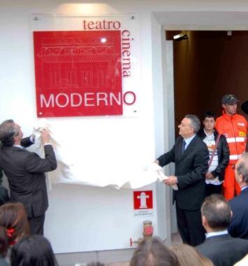 Il cinema teatro Moderno il giorno dell inaugurazione      