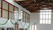 L’interno della scuola elementare di Santa Lucia