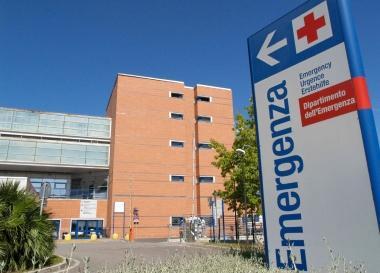 Lingresso del pronto soccorso dellospedale Versilia     