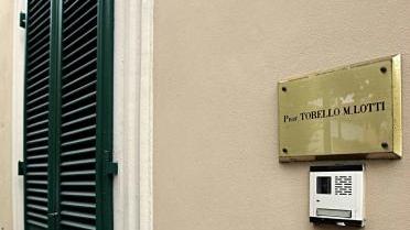 L’ex studio del professor Torello Lotti in via Simoncini