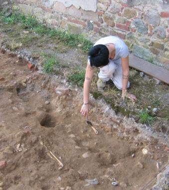Una immagine degli scavi archeologici