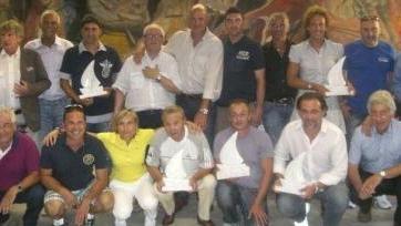 Il gruppo degli allenatori premiati