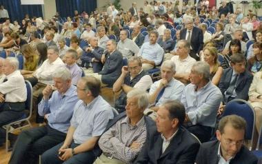 La platea durante la presentazione dell’atto di indirizzo aziendale