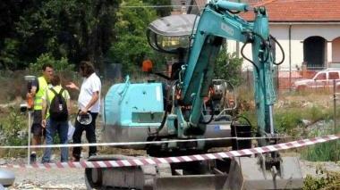 Ruspe al lavoro nell’area di viale Mattei