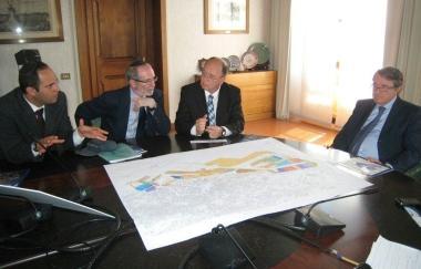 La delegazione israeliana ricevuta da Gallanti 