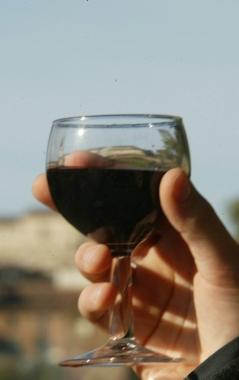Un bicchiere di vino   