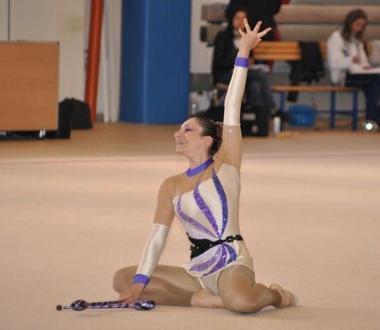Una gara della Ginnastica Rosignano 
