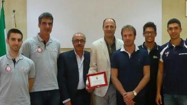 Un momento della cerimonia avvenuta in Provincia