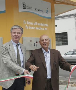 Borchi e De Angelis inaugurano il primo fontanello pubblico  
