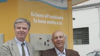 Borchi e De Angelis inaugurano il primo fontanello pubblico