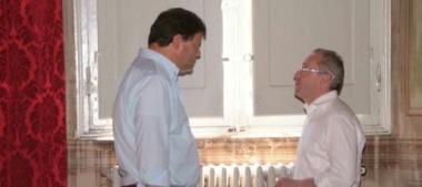 Giuliani e il ds Giovannini cercano di salvare il calcio professionistico a Lucca (Vip) 