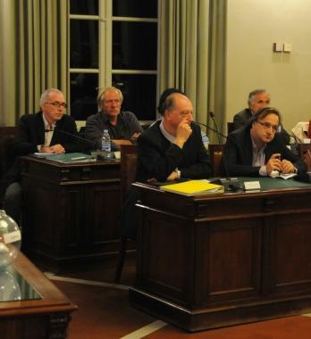 Lopposizione di centrosinistra a palazzo Santini (Vip) 