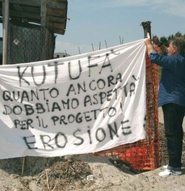 Una protesta del Cdf di Vada 
