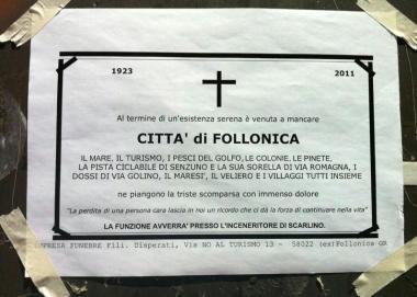 <b>MANIFESTI</b> Uno degli annunci affissi laltro giorno in citt&agrave;   
