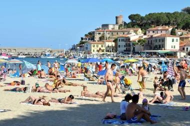 Il tratto di spiaggia libera dove si &egrave; verificato lincidente   