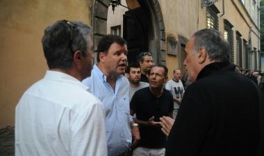 Giuliano Giuliani e a sinistra Giuseppe Bulleri (Vip)   
