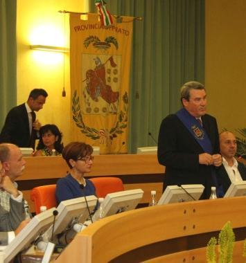 I banchi della giunta della Provincia   