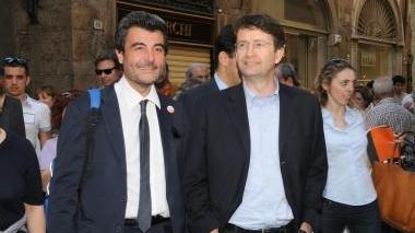 Baccelli nel centro storico insieme a Franceschini