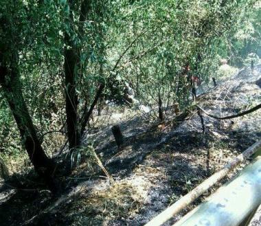 Il luogo dellincendio 