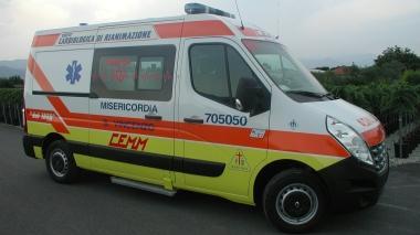 Festa per la nuova ambulanza della Misericordia