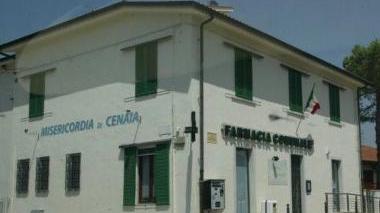L’esterno della farmacia
