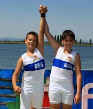 A sinistra Giorgio Caiella e Tommaso Gori Qui accanto Lorenzo Carboncini 