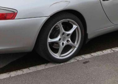 Un cerchione come quelli presi di mira dai ladri 