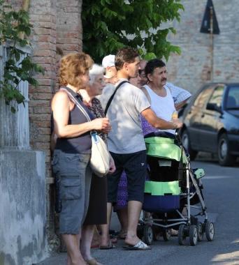 Un gruppetto di residenti 