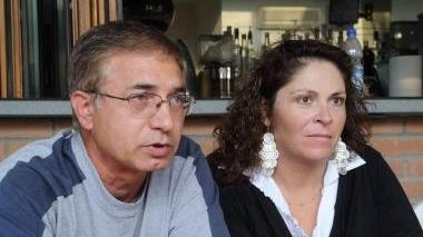 Franco Scarnato (esponente del Pd quarratino) e la segretaria comunale Arianna Benigni