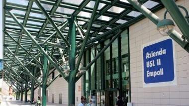 In alto l’ospedale San Giuseppe e sopra invece il Santa Verdiana a Castelfiorentino