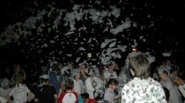 Grande successo di partecipanti per lo schiuma-party di sabato scorso a Calcinaia
