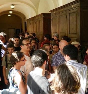 Modafferi (Sel) durante lincontro in Normale  