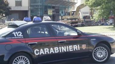 In via Barsanti sono intervenuti i carabinieri